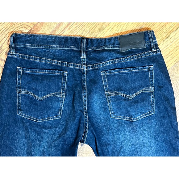 Vintage 46 Pistol Straight Jeans Mens 38x32 Regular Straight‎ Dark Wash Denim - Picture 9 of 14